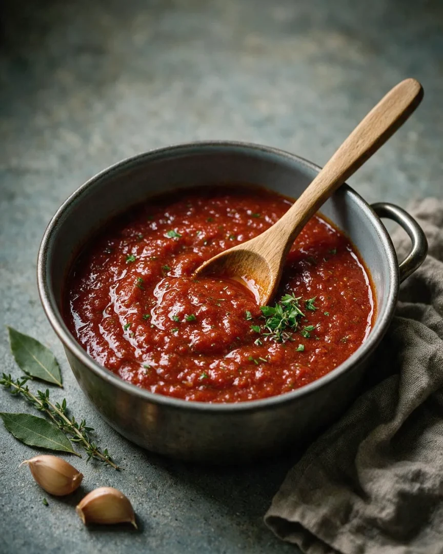 Provenzalische Tomatensauce (KI-Illustration)