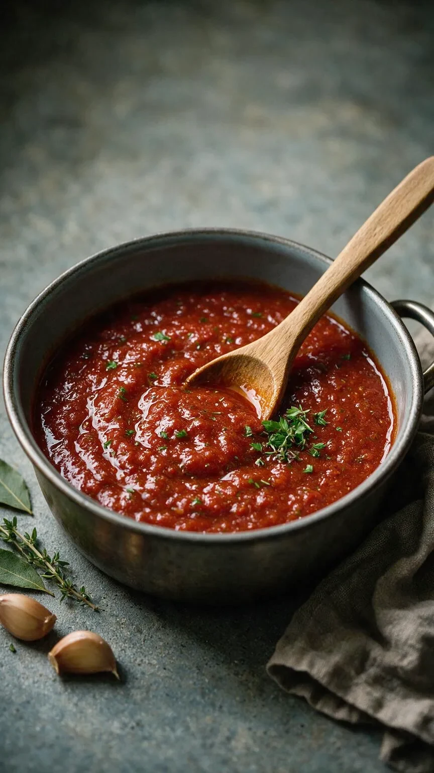 Provenzalische Tomatensauce (KI-Illustration)