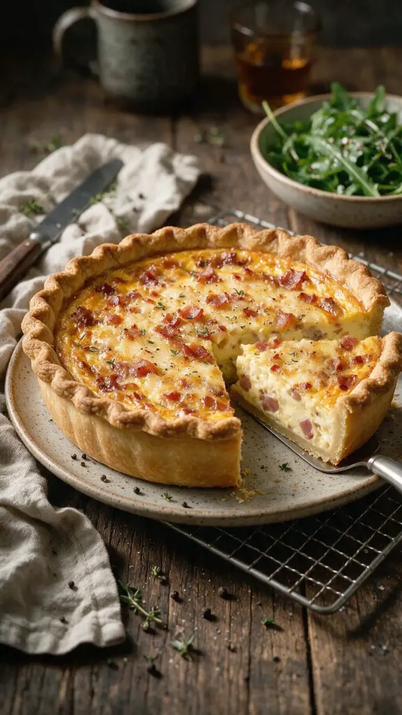 Deep-Dish Quiche Lorraine