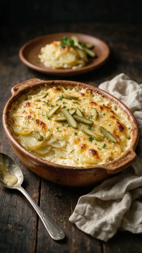 Kartoffelgratin mit Raclette