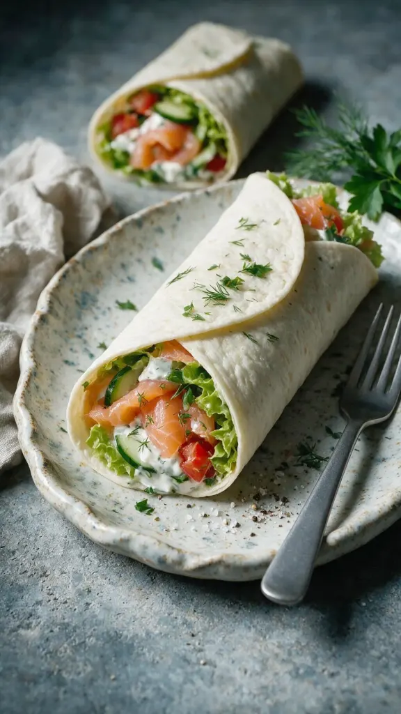 Räucherlachs-Wrap