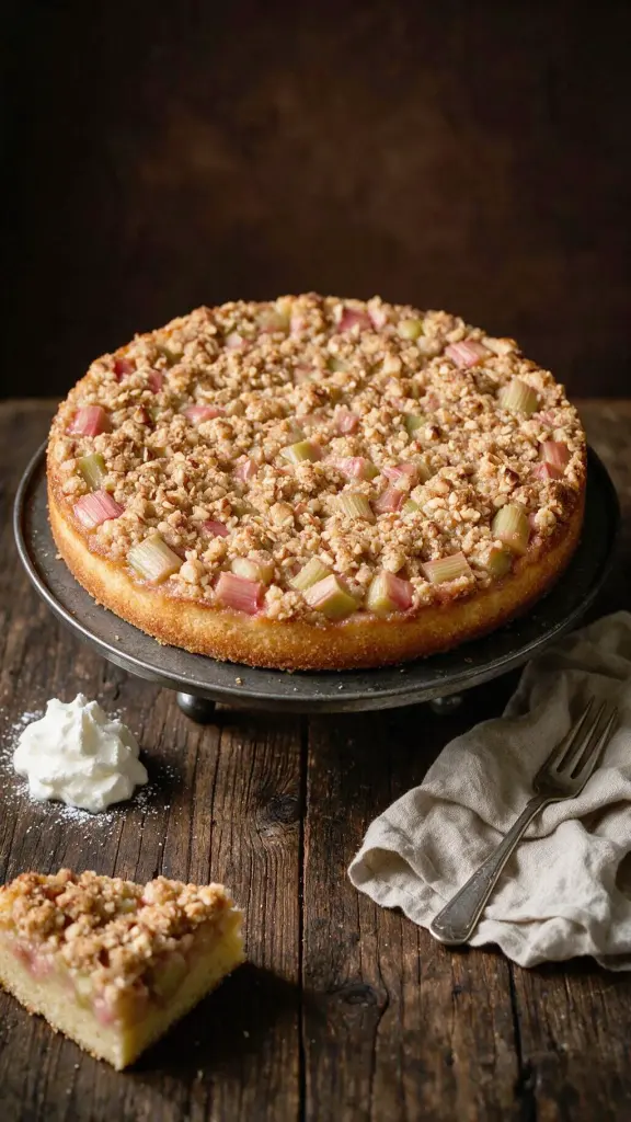 Rhabarberstreuselkuchen