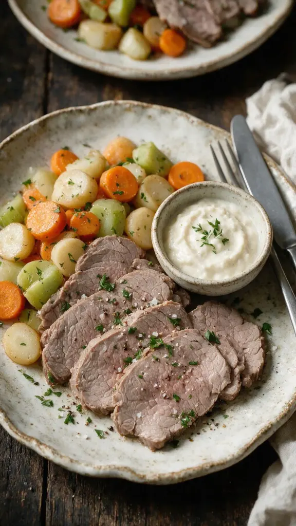 Rinderbraten mit Meerrettich