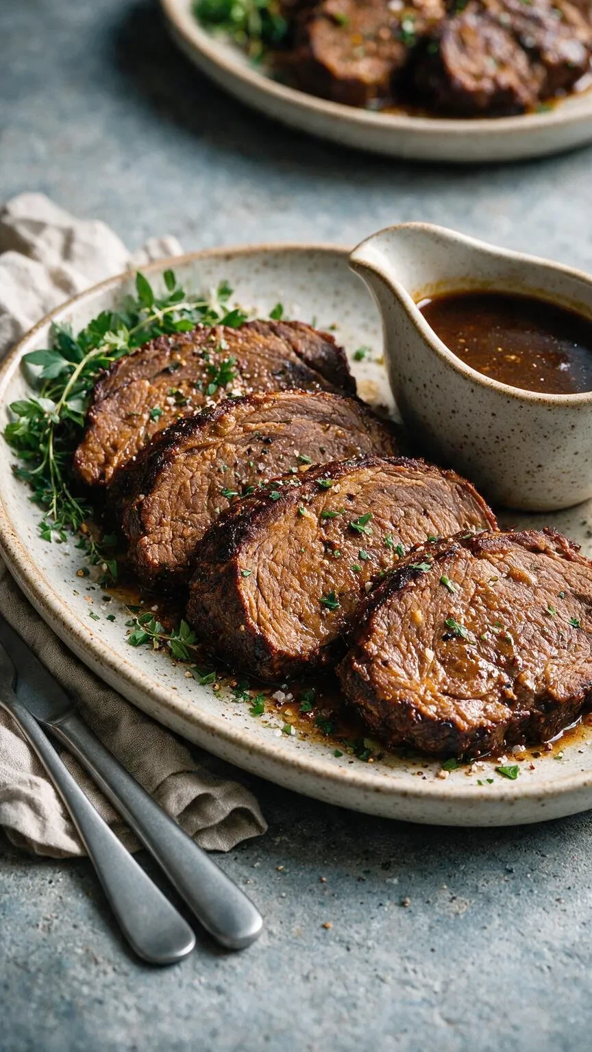 Rinderschmorbraten in Bier (KI-Illustration)