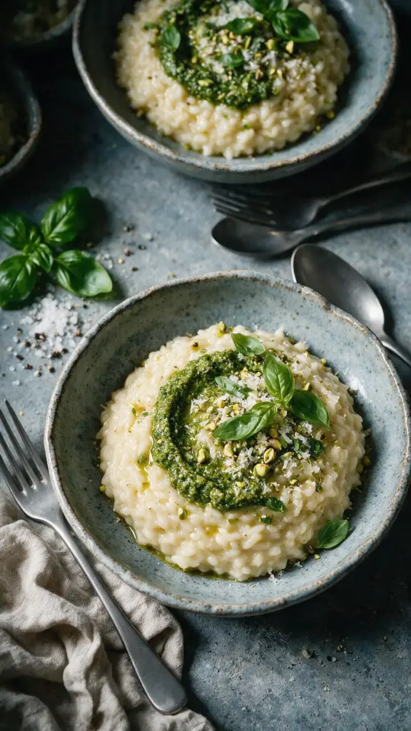Paprika-Pistazien-Risotto