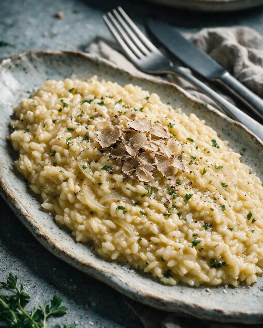 Risotto mit Parmesan (KI-Illustration)
