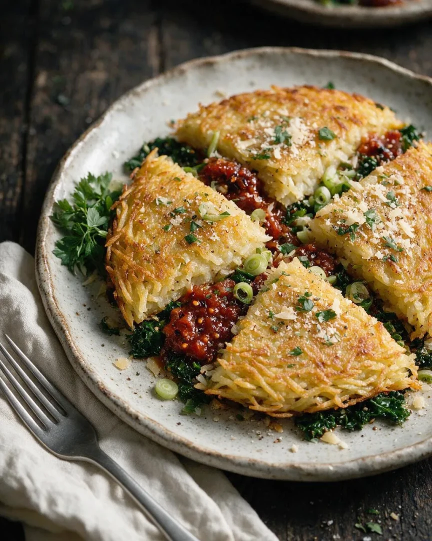Rösti mit Ancho-Chili-Chutney (KI-Illustration)
