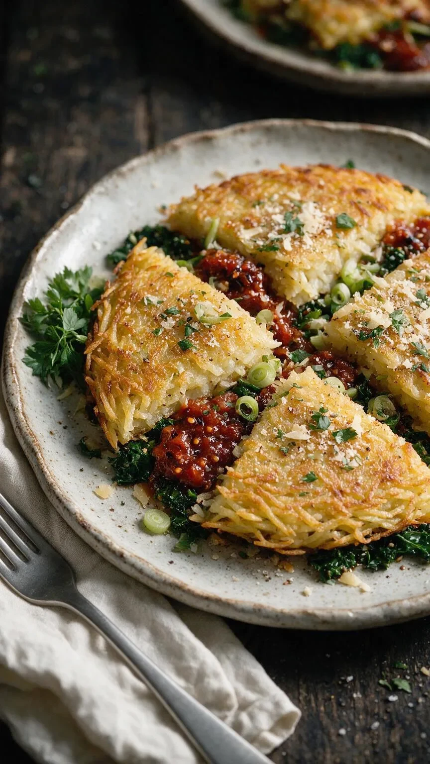 Rösti mit Ancho-Chili-Chutney