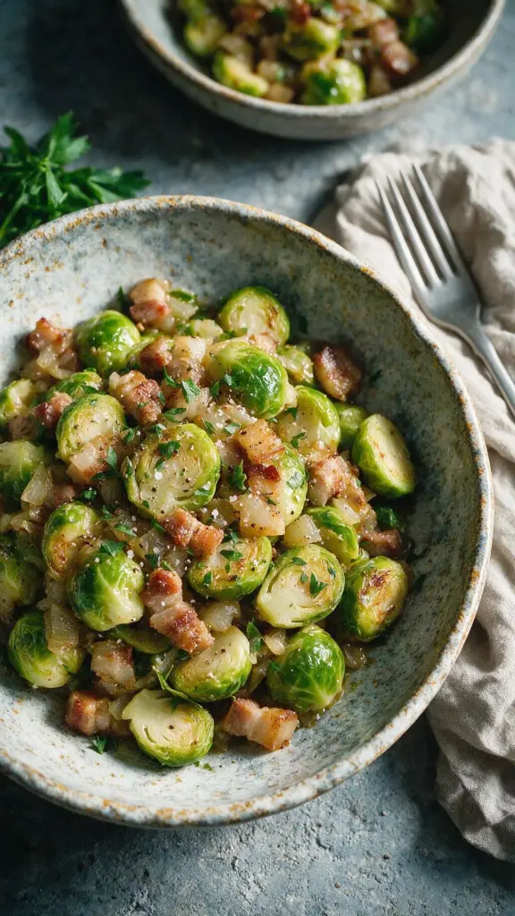 Rosenkohl mit Speck