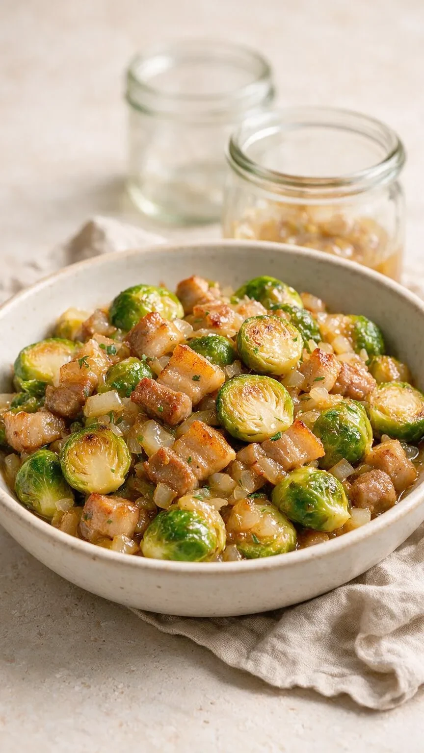 Rosenkohl mit Speck