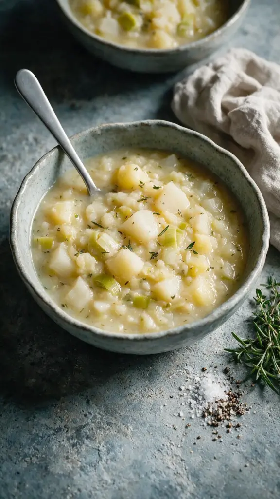 Rüben-Lauch-Kartoffelsuppe