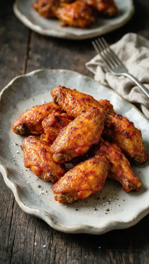 Scharfe Hähnchenflügel (Airfryer)