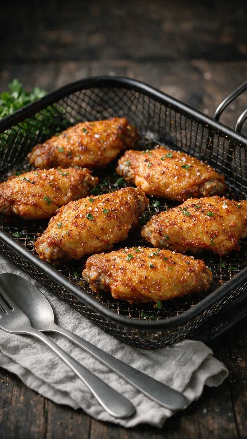 Scharfe Hähnchenflügel (Airfryer)