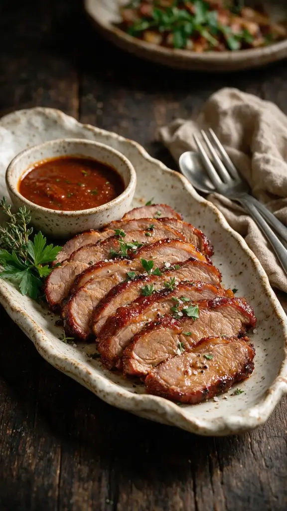 Schinkenbraten nach Wildart