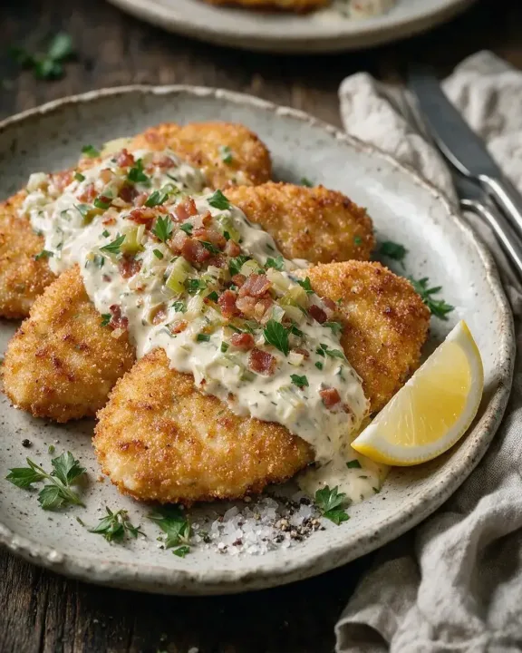 Schmandschnitzel (KI-Illustration)