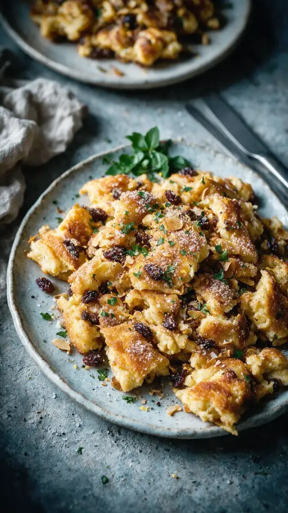 Kaiserschmarrn mit Rosinen
