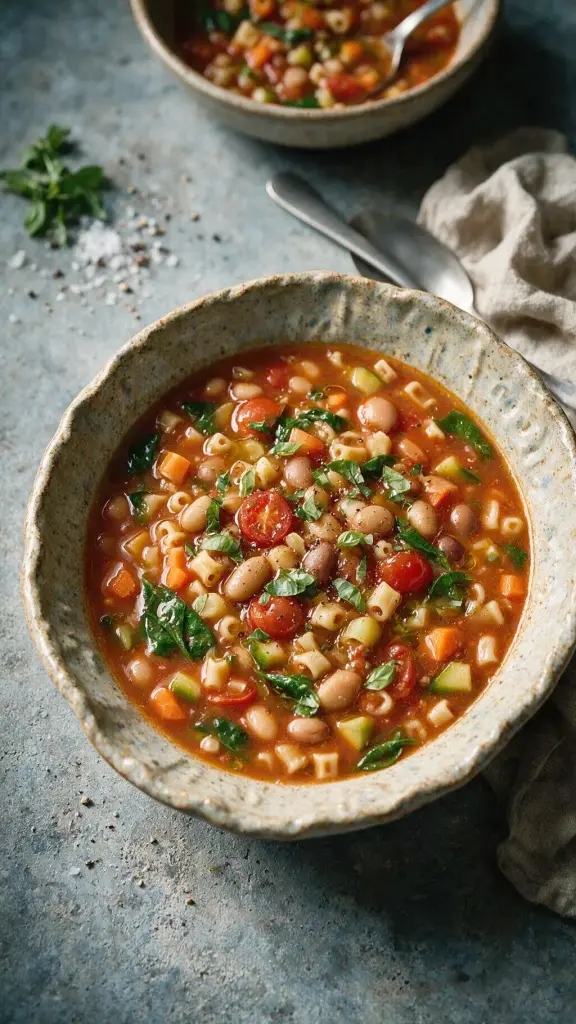 Schnelle Minestrone