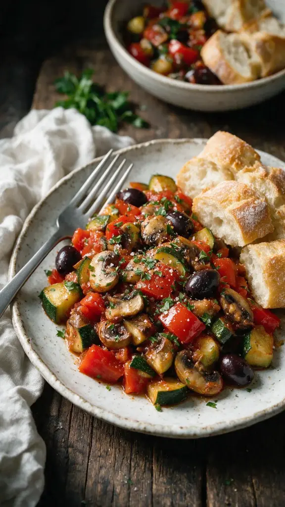 Ratatouille aus der Pfanne