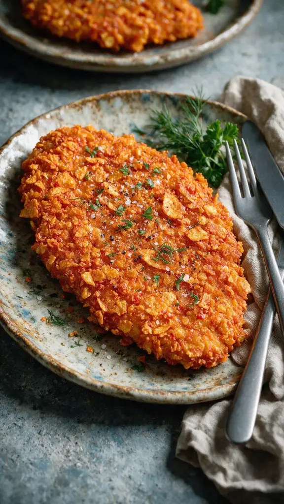 Schnitzel in knuspriger Panade