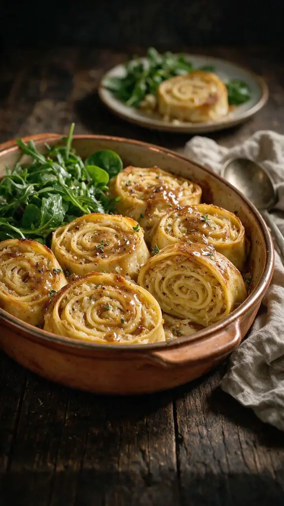 Schwäbische Sauerkraut-Rollen