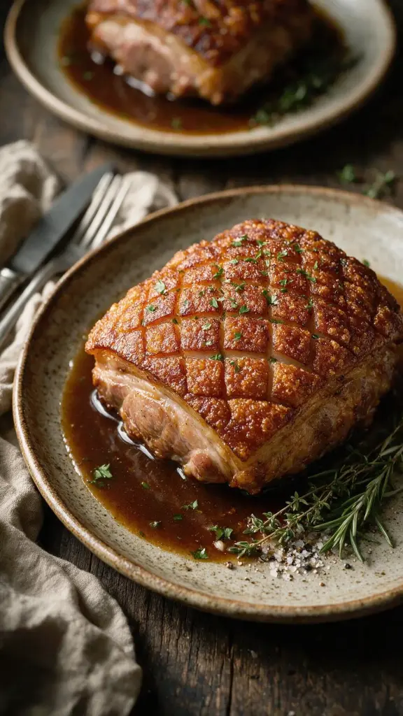 Schweineschulter aus dem Airfryer