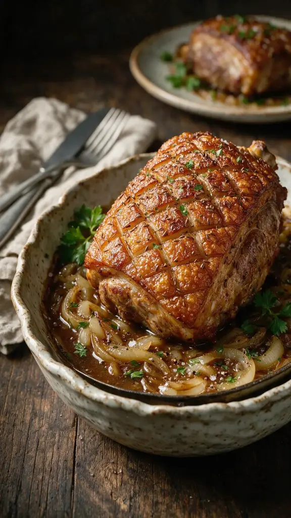 Schweinebraten mit Kümmel