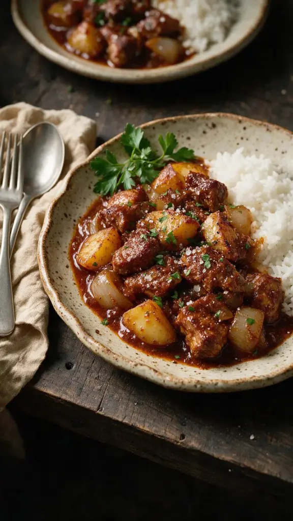 Schweinefleisch-Adobo