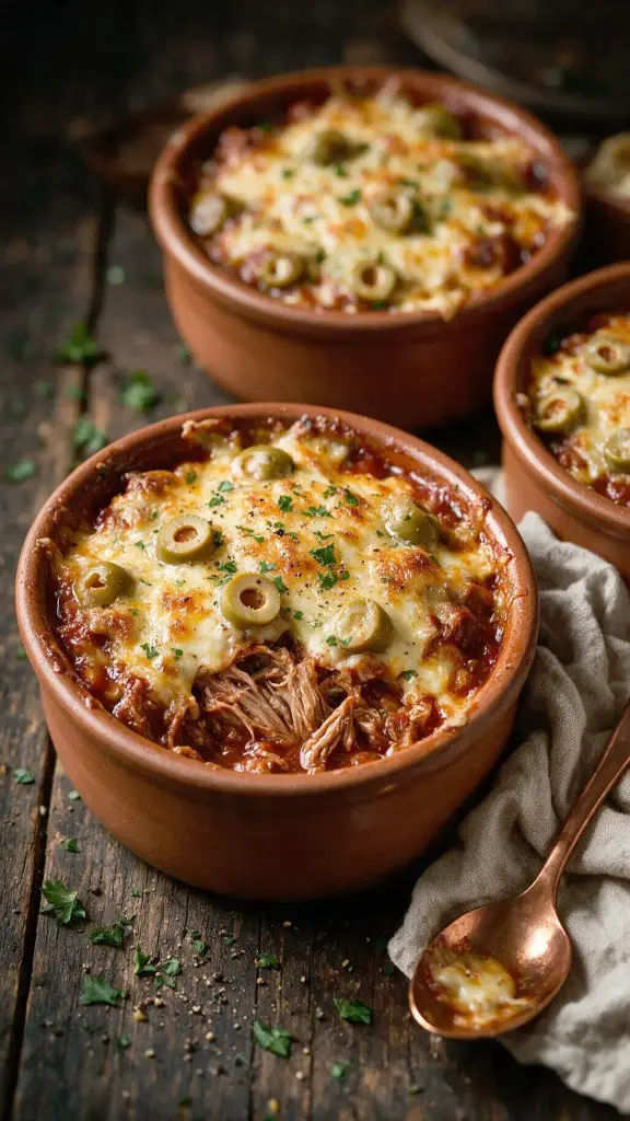 Schweinefleisch mit Gouda