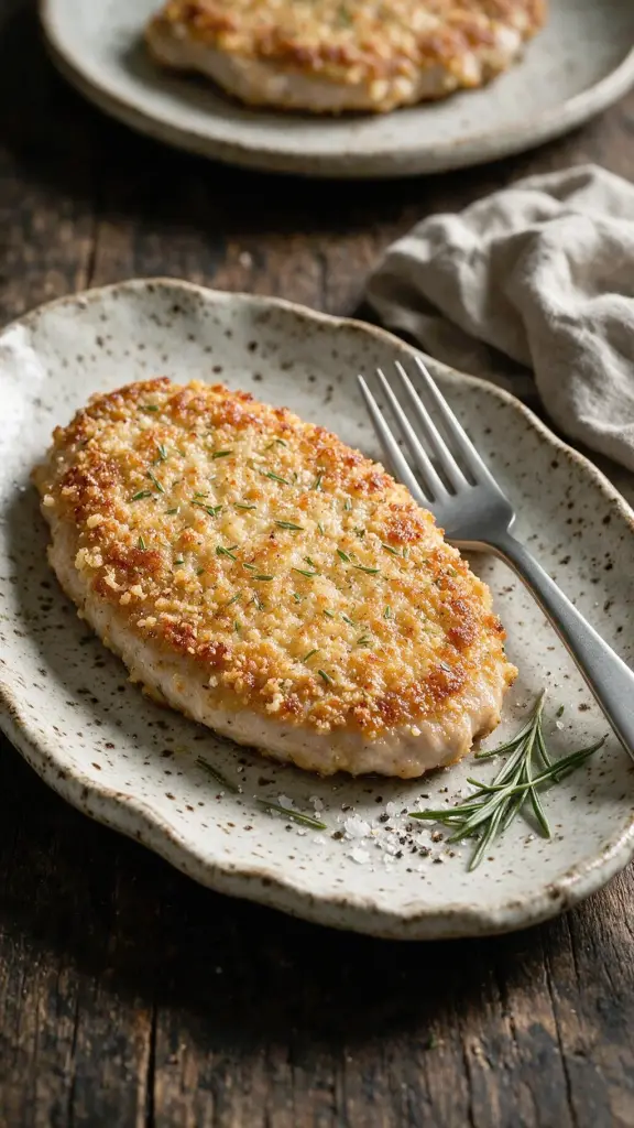 Schweineschnitzel mit Parmesan