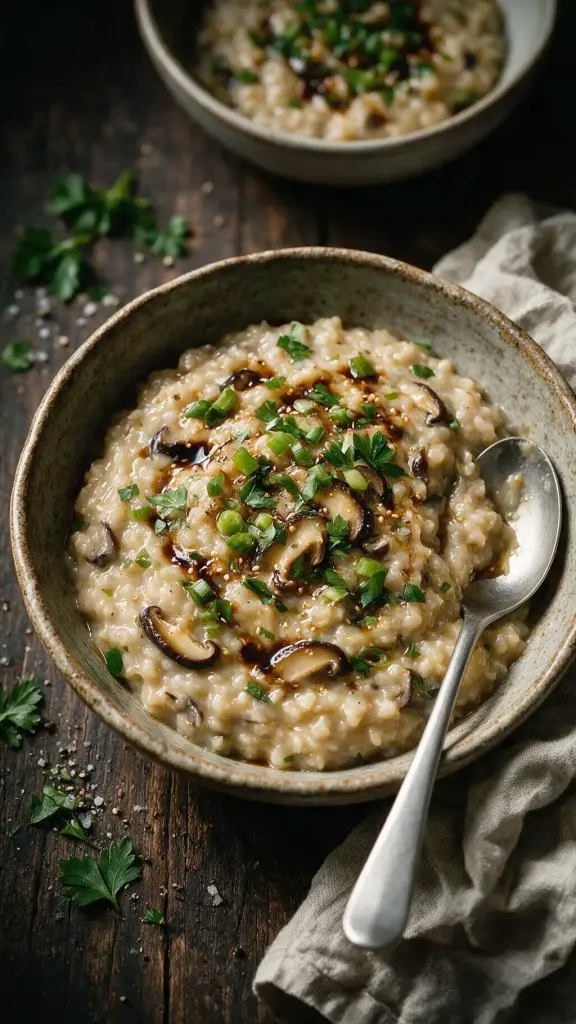 Mushroom Juuk (Pilz-Reisbrei)