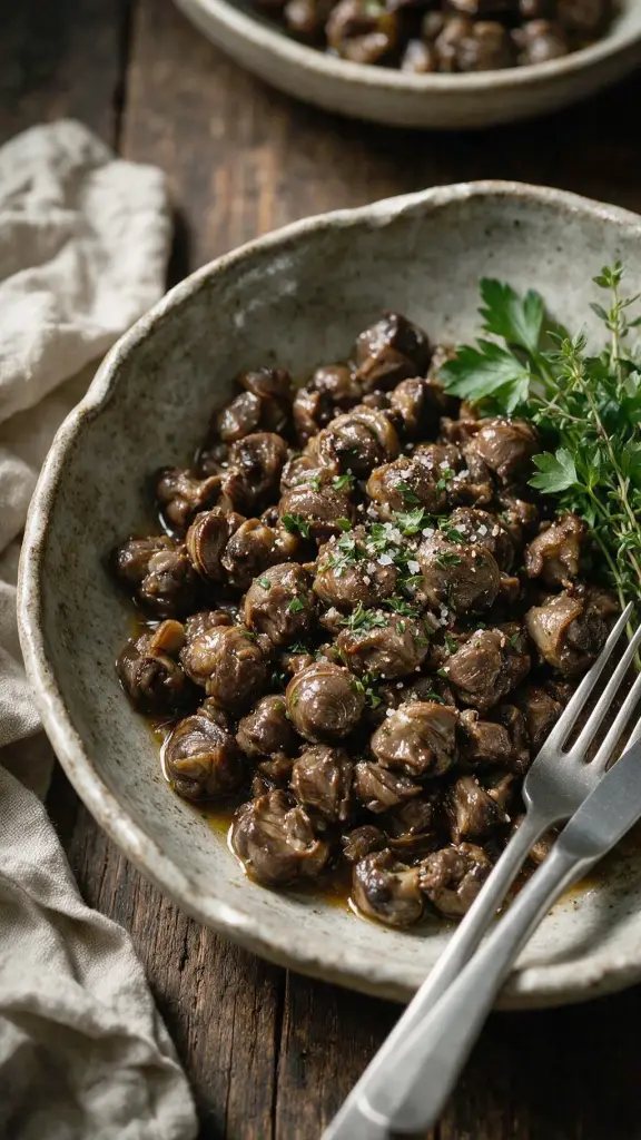 Sous-vide-Schnecken