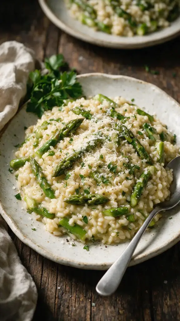 Spargelrisotto