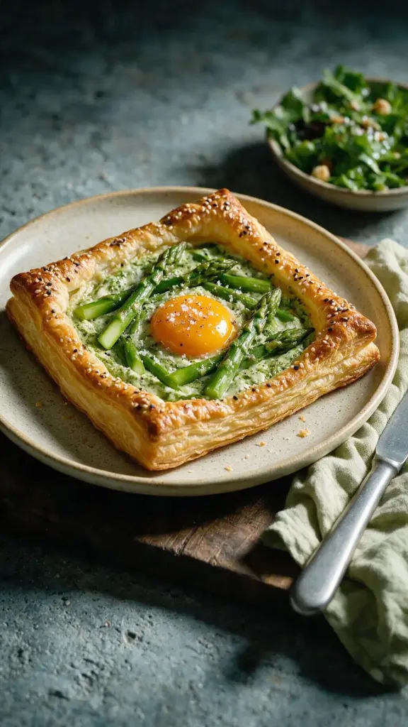 Spargeltörtchen mit Pesto
