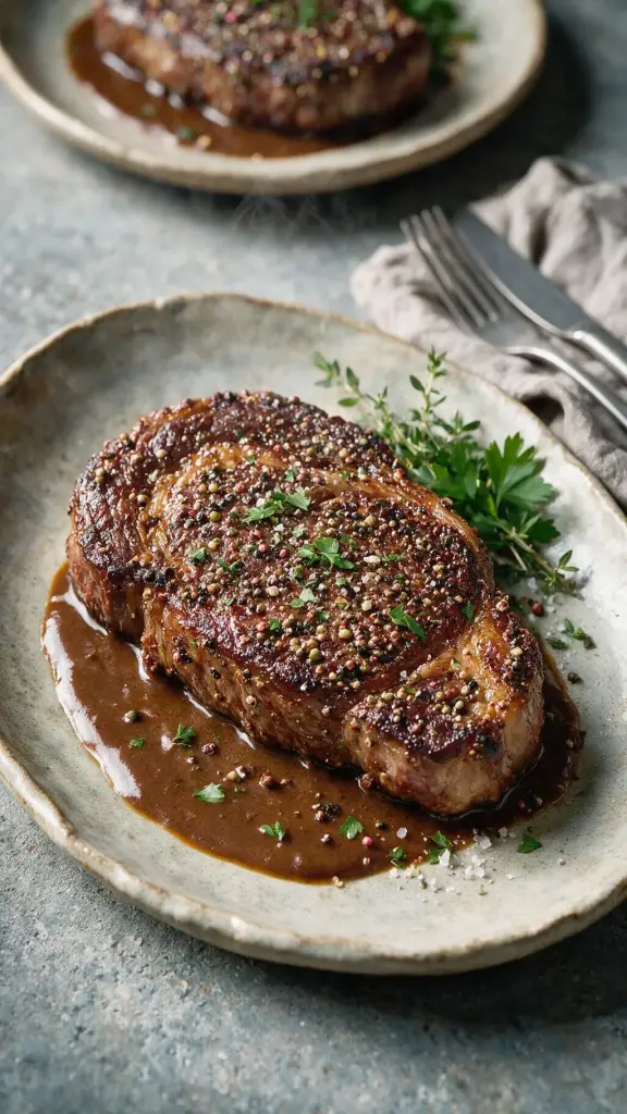 Steak au Poivre