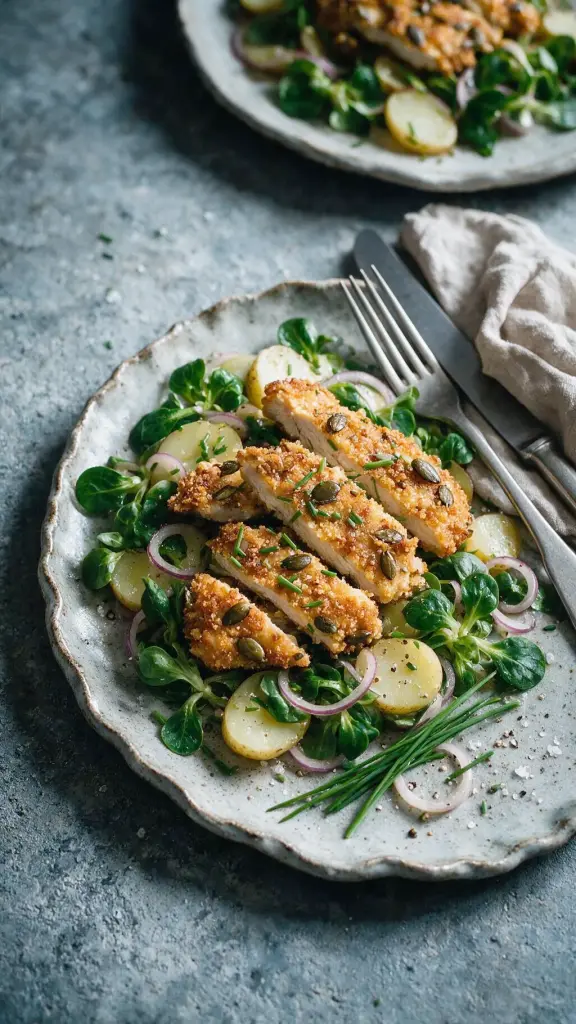 Steirischer Backhendlsalat