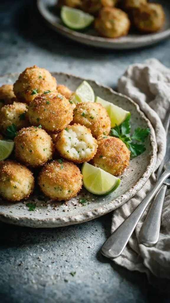 Stockfisch-Kartoffel-Bällchen