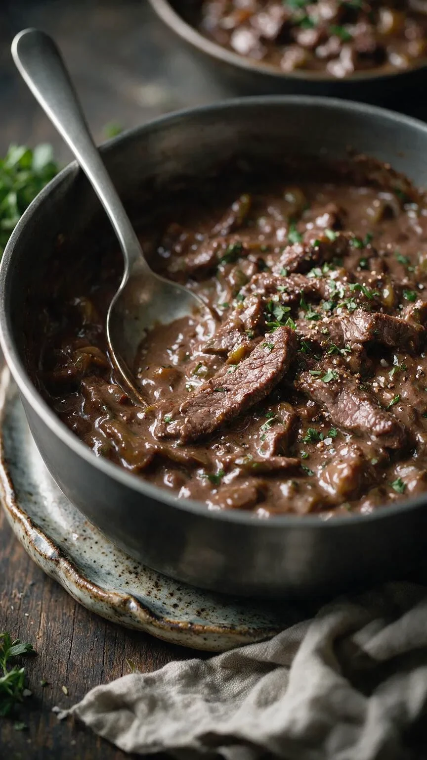 Straußen-Ragout mit Schokolade