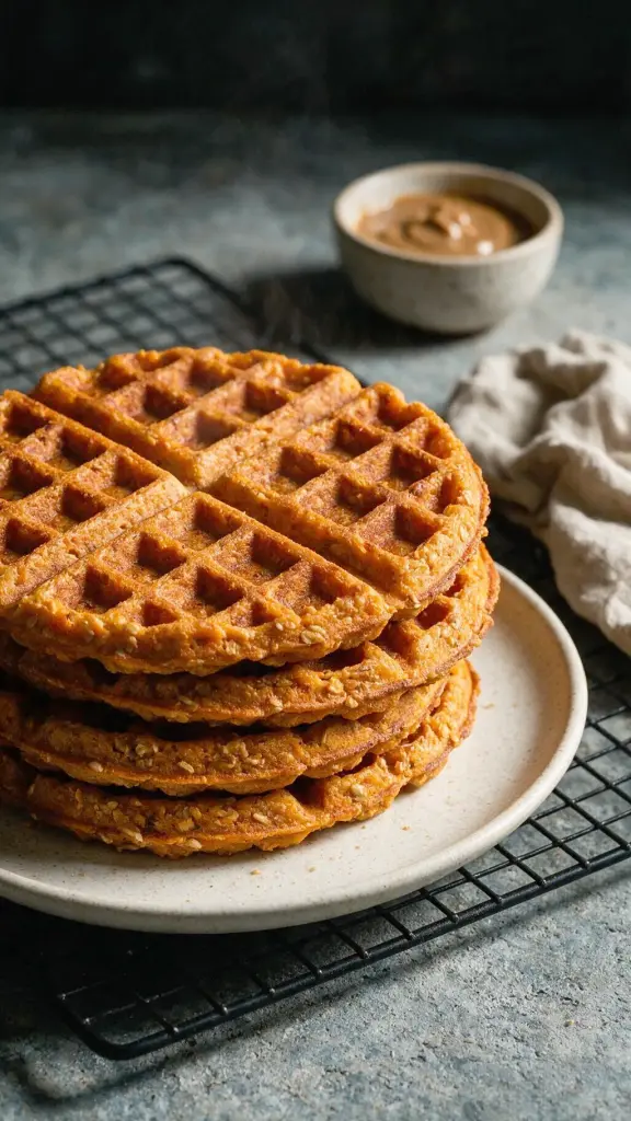 Süßkartoffel-Waffeln