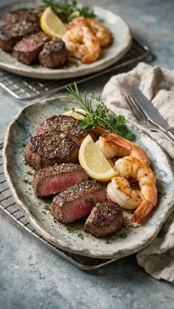 Knuspriges Surf and Turf