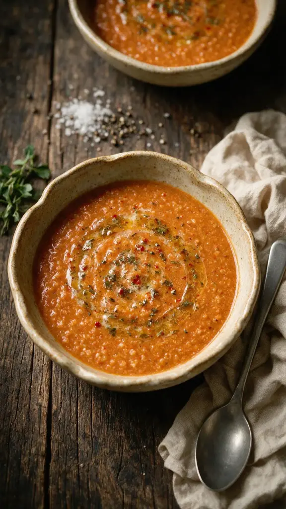 Tarhana-Suppe mit Butter