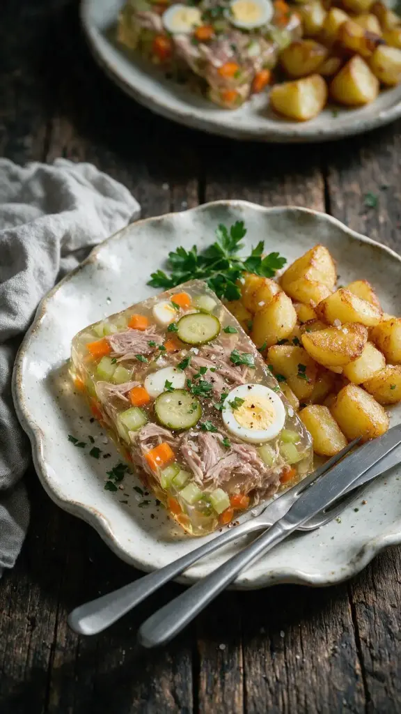 Sülze mit Schweinshaxe