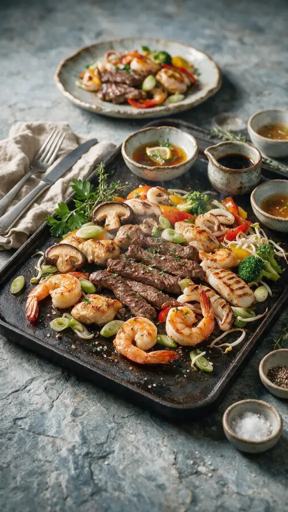 Teppanyaki-Grillplatte