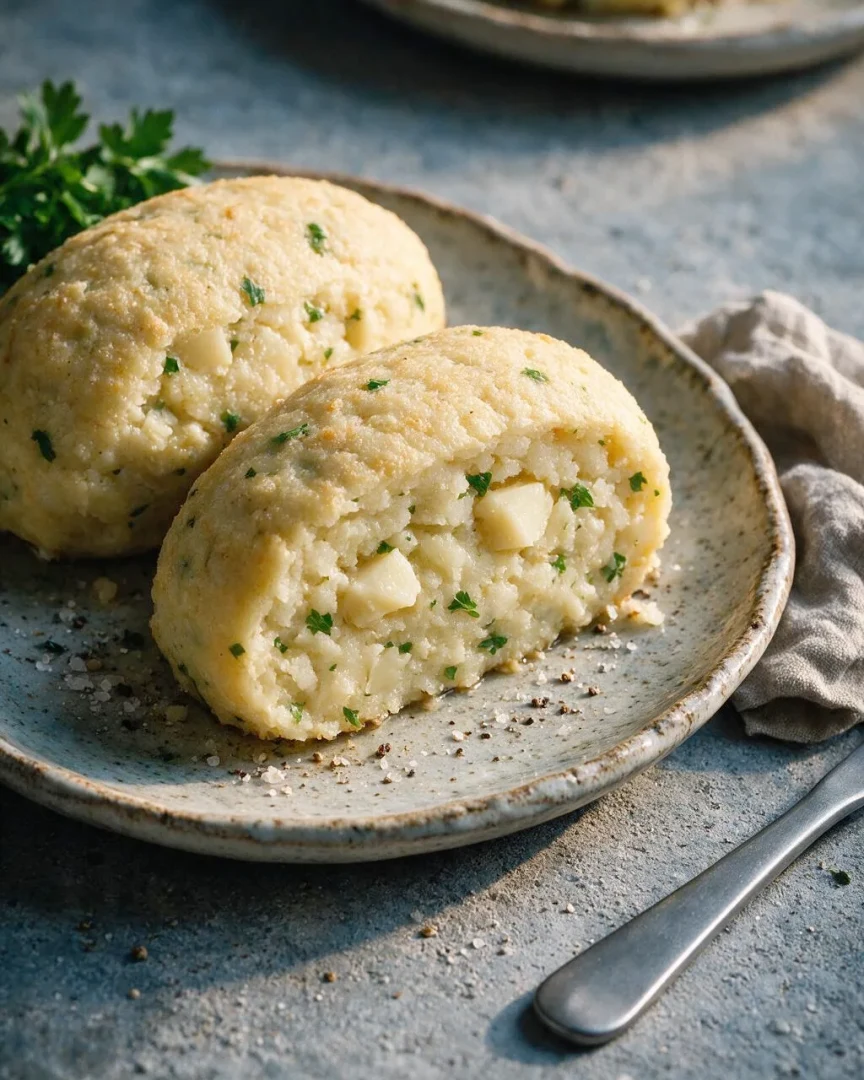 Tiroler Käseknödel aus dem Airfryer (KI-Illustration)