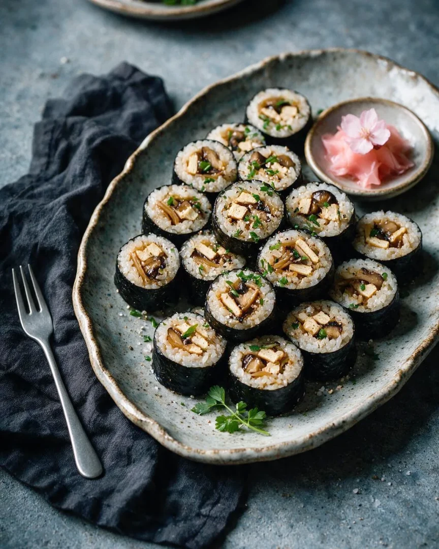 Tofu-Sushi-Rollen (KI-Illustration)