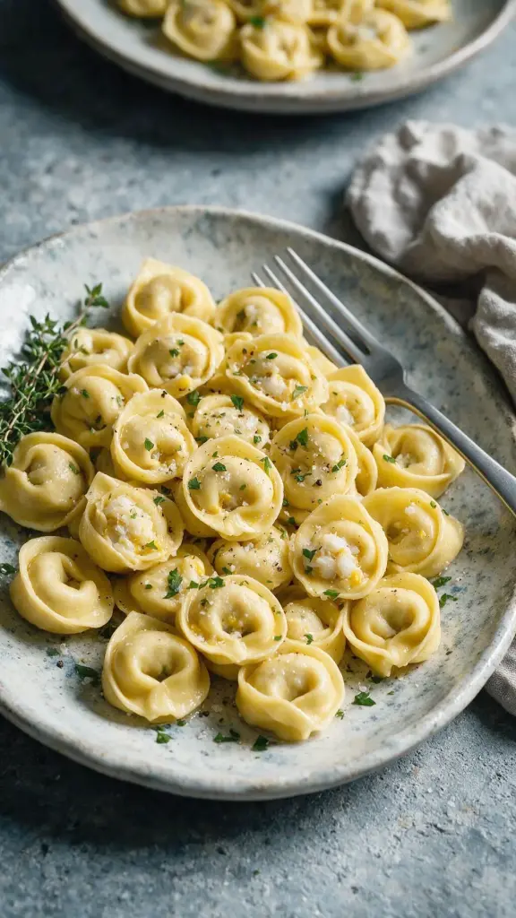 Tortellini mit Fischfüllung