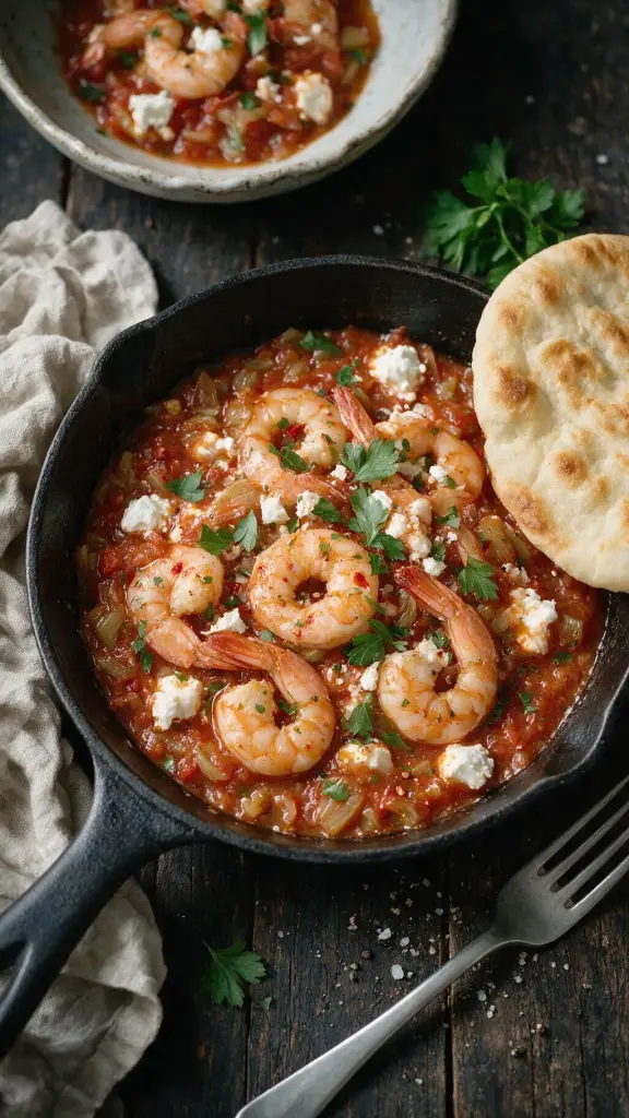 Würzige Garnelen-Tomatensauce