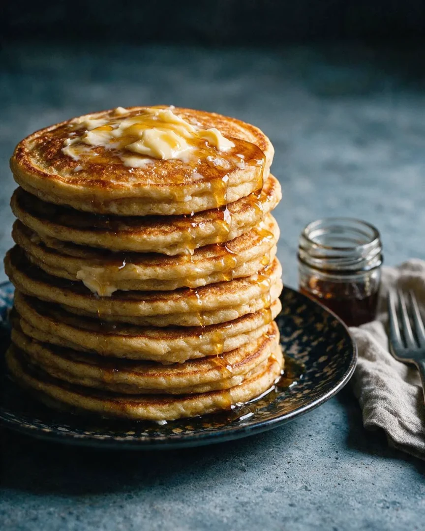 Vegane Diner Pancakes (KI-Illustration)