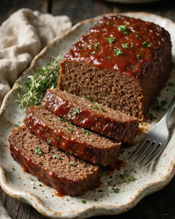 Veganer Hackbraten (KI-Illustration)