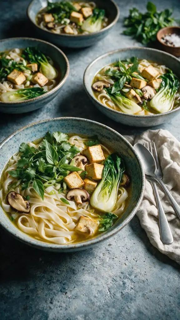 Pho mit Tofu und Shiitake