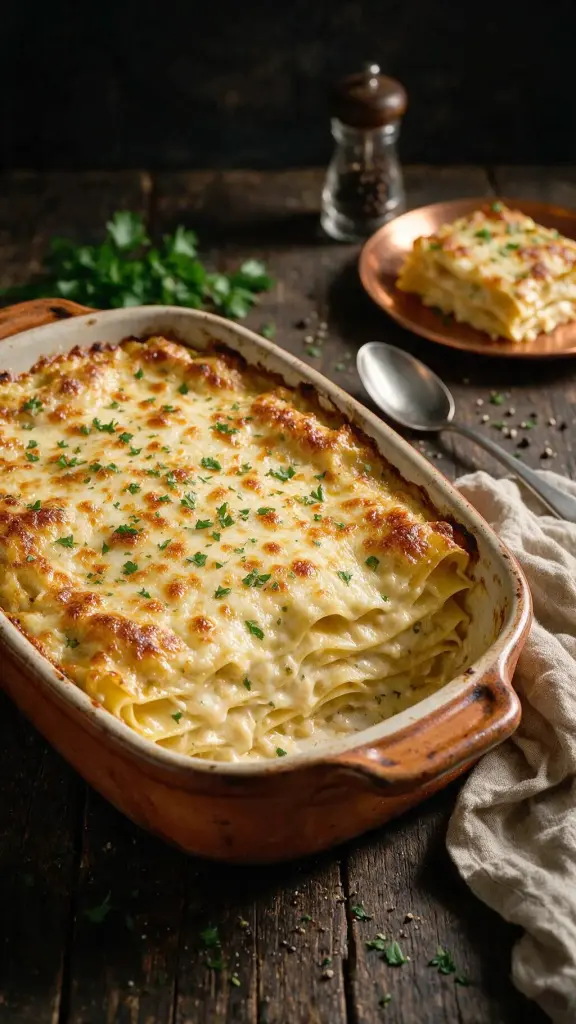 Vier-Käse-Lasagne